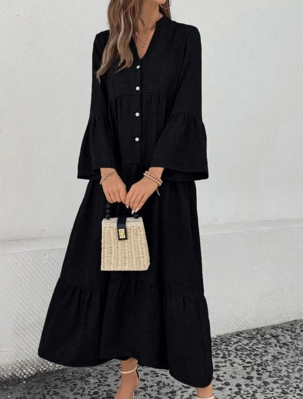 Agélii Fashion - Shirt dress with ruffles - several colors - one size 38-44