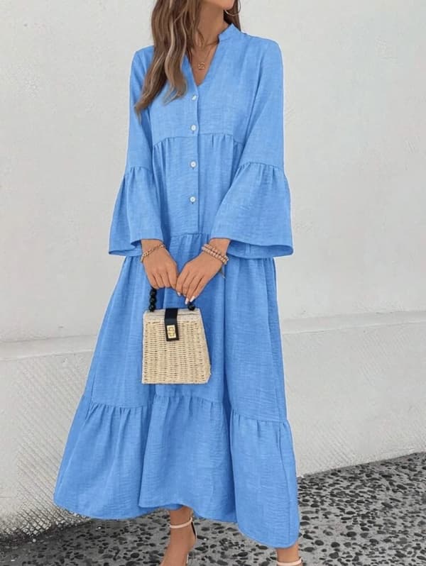 Agélii Fashion - Shirt dress with ruffles - several colors - one size 38-44