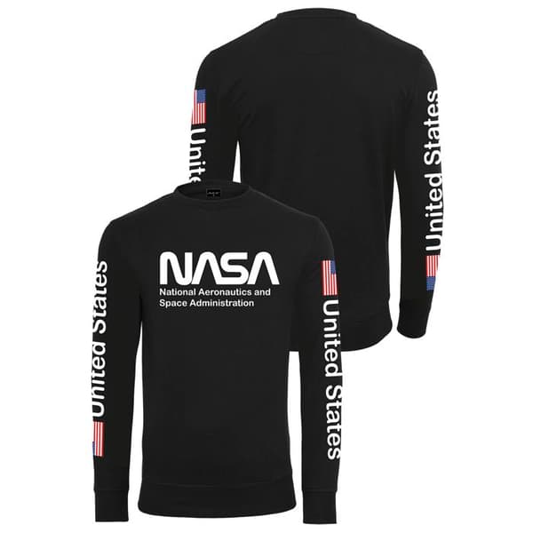 T-shirt - Mister Tee - Nasa basic - Svart - 100% bomull - Kortärmad