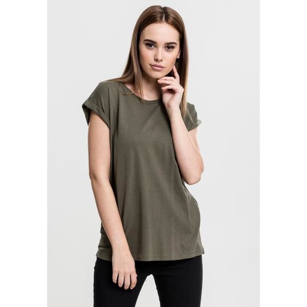 Urban Classic förlängd t-shirt i plusstorlek för kvinnor