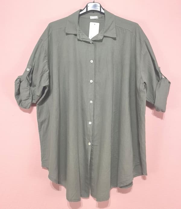 Agélii Fashion - Oversize shirt - available in several colors - one size 42-52