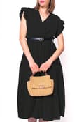 Pikkukuva 5 / 11: Agélii Fashion - Wrap dress with sash in several colors - one-size 38-42
