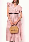 Pikkukuva 1 / 11: Agélii Fashion - Wrap dress with sash in several colors - one-size 38-42