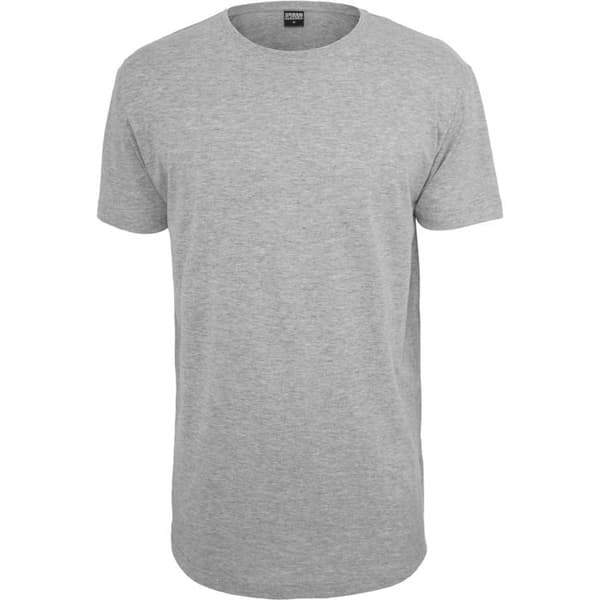 T-shirt Lång - Urban Classics - FORMAD - 100% Bomull - Långa Ärmar - Rund Hals