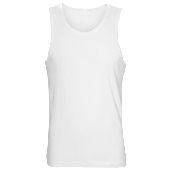 Linnen för män BRUBECK COMFORT COTTON Termoaktiv ärmlös T-shirt Vit, Svart, Olika Storlekar