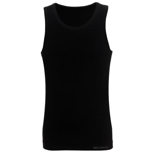 Linnen för män BRUBECK COMFORT COTTON Termoaktiv ärmlös T-shirt Vit, Svart, Olika Storlekar