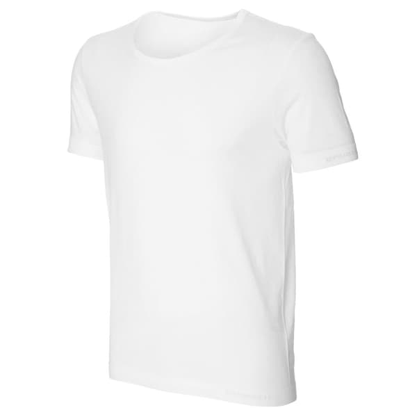 Kortärmad T-shirt för män BRUBECK COMFORT COTTON Termoaktiva underkläder Vit, Svart, Olika Storlekar