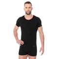 Miniatyrbild 1 av 3: Kortärmad T-shirt för män BRUBECK COMFORT COTTON Termoaktiva underkläder Vit, Svart, Olika Storlekar
