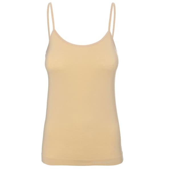 Camisole T-shirt, Linnen för kvinnor BRUBECK COMFORT COTTON Termoaktiva underkläder Vit, Beige, Svart, Olika Storlekar