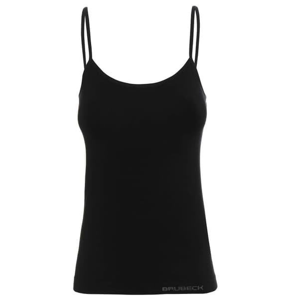 Camisole T-shirt, Linnen för kvinnor BRUBECK COMFORT COTTON Termoaktiva underkläder Vit, Beige, Svart, Olika Storlekar