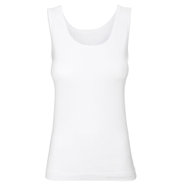 Linnen för kvinnor BRUBECK COMFORT COTTON Termoaktiv Ärmlös T-shirt Vit, Beige, Svart, Olika Storlekar