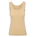 Miniatyrbild 3 av 3: Linnen för kvinnor BRUBECK COMFORT COTTON Termoaktiv Ärmlös T-shirt Vit, Beige, Svart, Olika Storlekar