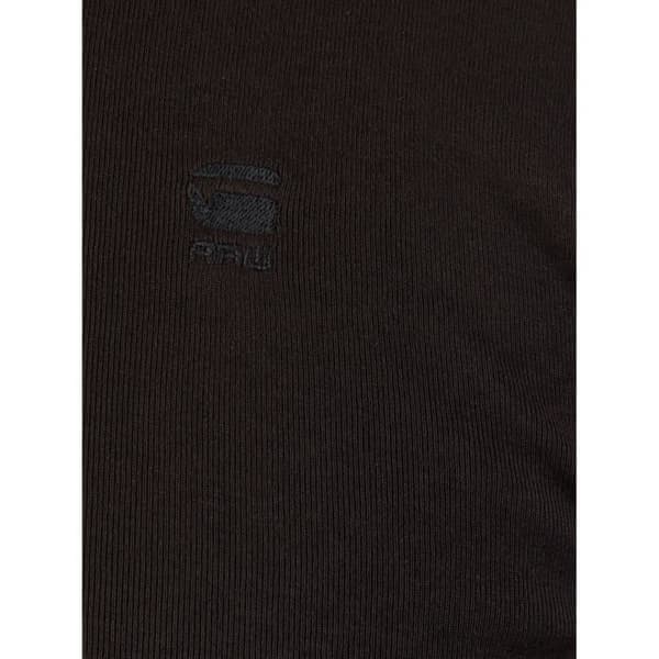 T-shirt Herr Slim - G-STAR - Svart - 100% Bomull - Rundad Hals - Korta Ärmar
