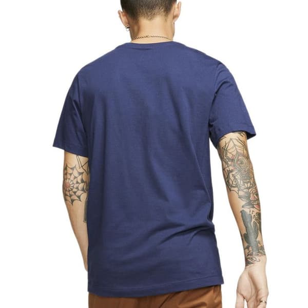 T-shirt - Nike - Sportswear Club - Blå - 100% bomull - Kortärmad