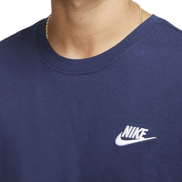 T-shirt - Nike - Sportswear Club - Blå - 100% bomull - Kortärmad