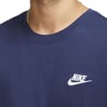 Miniatyrbild 5 av 5: T-shirt - Nike - Sportswear Club - Blå - 100% bomull - Kortärmad