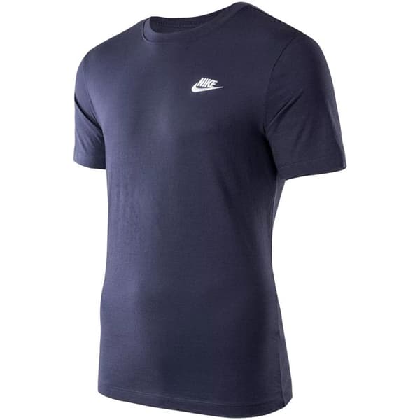 T-shirt - Nike - Sportswear Club - Blå - 100% bomull - Kortärmad