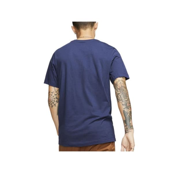 T-shirt - Nike - Sportswear Club - Blå - 100% bomull - Kortärmad