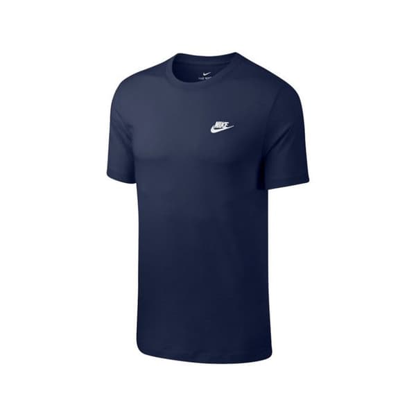 T-shirt - Nike - Sportswear Club - Blå - 100% bomull - Kortärmad