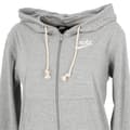 Miniatyrbild 3 av 4: Sweatjacka med dragkedja och huva - Nike - Gym VNTG Hoodie W - Grå melange - Dam - Mångsport