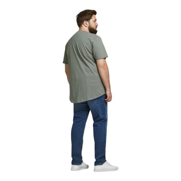 T-shirt - Jack & Jones - Jjenoa Tee - Ekologisk bomull - Rund hals - Storlek 3XL