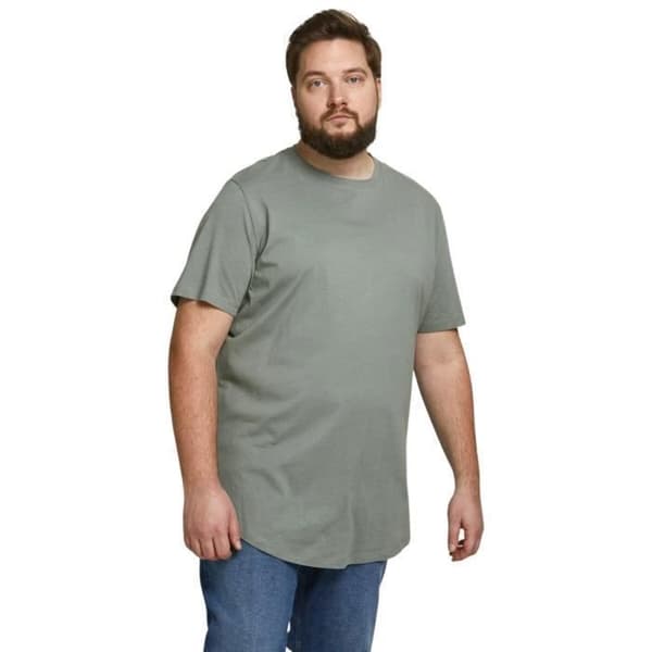 T-shirt - Jack & Jones - Jjenoa Tee - Ekologisk bomull - Rund hals - Storlek 3XL