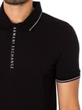 Miniatyrbild 4 av 6: Polo - ARMANI EXCHANGE - 8NZF71P - Svart - Kortärmad - Regular