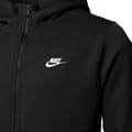 Miniatyrbild 3 av 4: Sweat - NIKE - M NSW CLUB HOODIE FZ BB - Svart - Långa ärmar - Huva