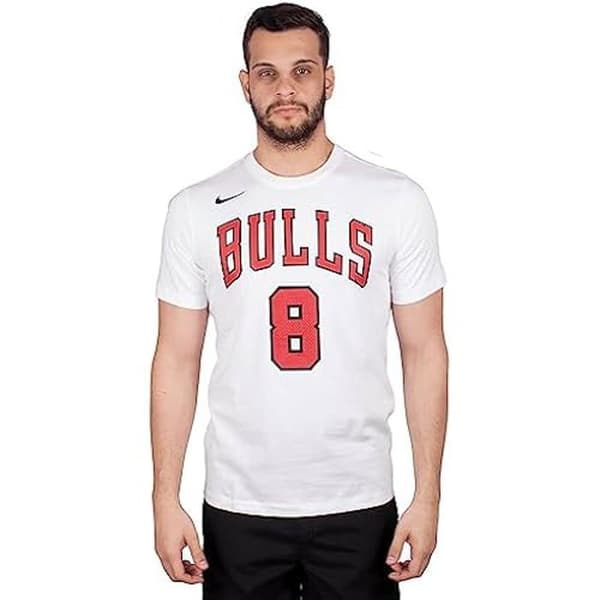 T-shirt - NIKE - Chicago - Kortärmad - Bomull - Vit