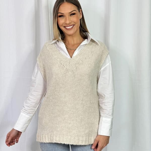 Agélii Fashion - Ärmlös tröja - flera färger - one size 36-42