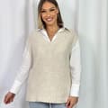 Miniatyrbild 2 av 2: Agélii Fashion - Ärmlös tröja - flera färger - one size 36-42