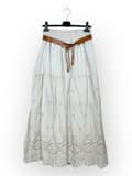 Miniatyrbild 2 av 2: Agélii Fashion - Elegant broderad kjol i flera färger - one size 42-46