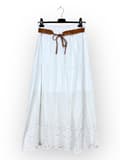 Miniatyrbild 1 av 2: Agélii Fashion - Elegant broderad kjol i flera färger - one size 42-46