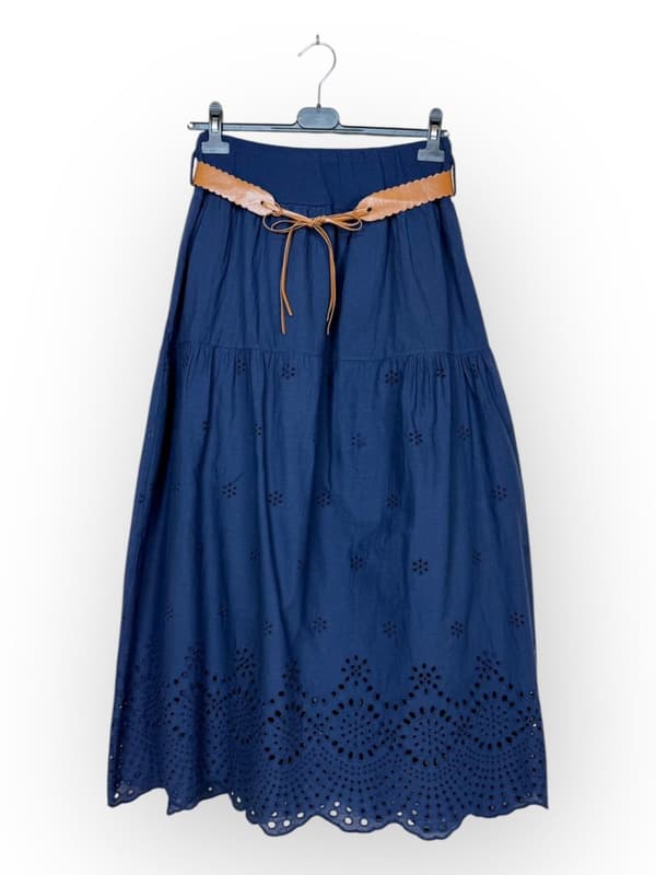 Agélii Fashion - Elegant broderad kjol i flera färger - one size 42-46