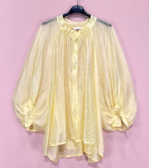 Agélii Fashion - Halvtransparent skjorta i flera färger - one size 42-48