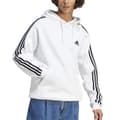 Miniatyrbild 3 av 4: Sweatshirt med huva Herren Adidas Essentials Fleece 3-Stripes Vit IJ6476