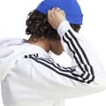 Miniatyrbild 4 av 4: Sweatshirt med huva Herren Adidas Essentials Fleece 3-Stripes Vit IJ6476