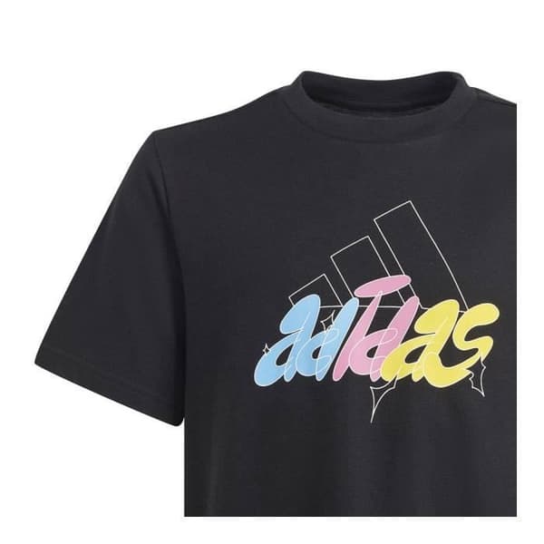 Skjorta - Adidas - Gfx Illustrated IR5757 - Svart - Kortärmad - Rundad hals
