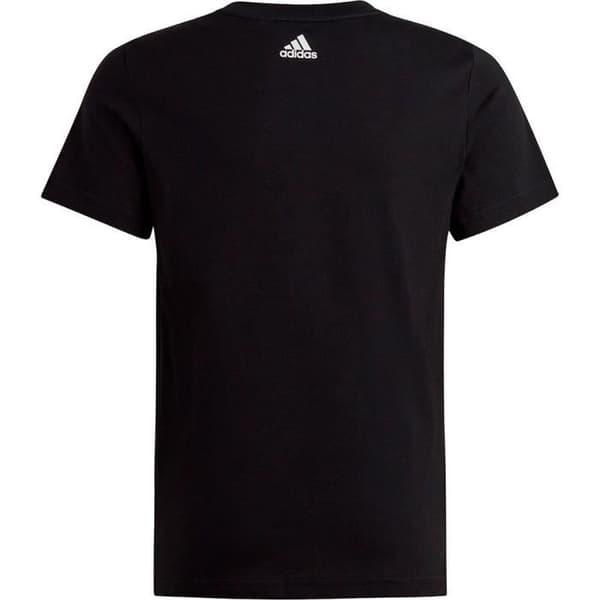 T-Shirt - Adidas - G Lin T - Svart - Åtsittande - 100% Bomull - 13 år Flicka