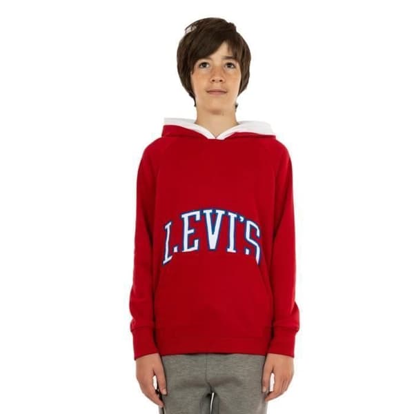 Sweat - Levis - Varsity R2f - Röd - Långa ärmar - Rundad krage