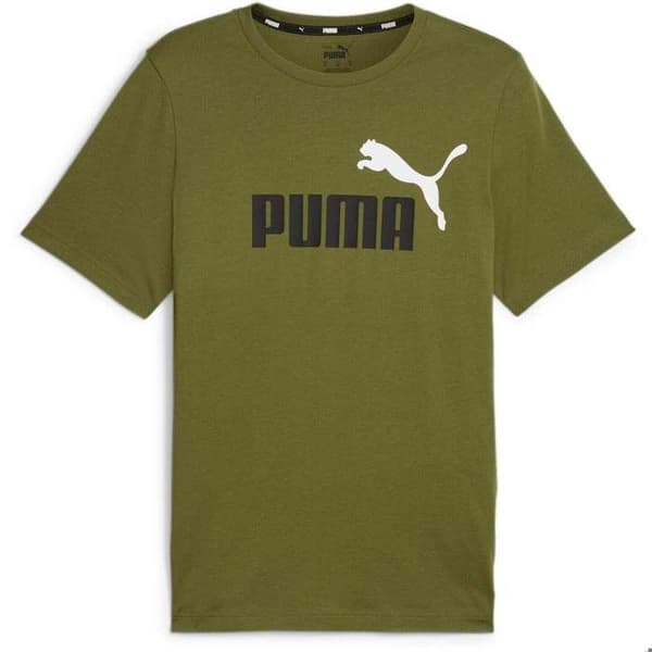 T-shirt - Puma - Essentials - Grön - Korta ärmar - Andningsbar