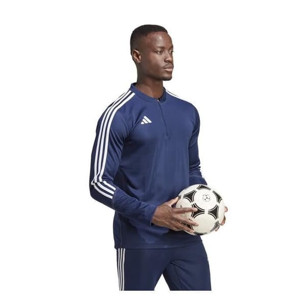Sweat ADIDAS Tiro 23 - Man - Blå - Hög krage