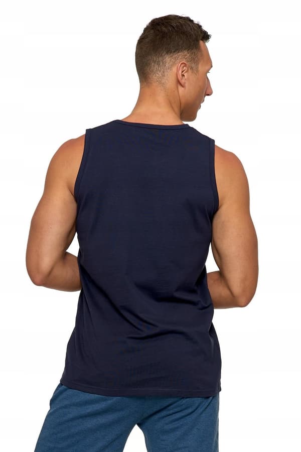 TANK-TOP Herre Ærmeløs Skjorte Ensfarvet Klassisk Boxer MORAJ XL