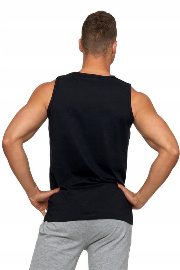 LINNE Herr Ärmlös Skjorta Enfärgad Klassisk Boxer MORAJ 3XL