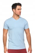 Miniatyrbillede 2 af 9: HERRET-SHIRT Ensfarvet PREMIUM T-shirtbluse med MORAJ-logobroderi L