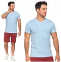 Miniatyrbillede 1 af 9: HERRET-SHIRT Ensfarvet PREMIUM T-shirtbluse med MORAJ-logobroderi L