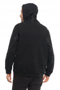 Miniatyrbillede 6 af 11: HERRESWEATSHIRT Halv lynlås med hætte Sort bomuld MORAJ XXL