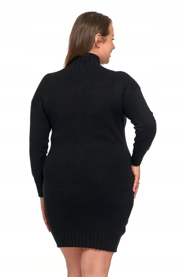 DAME SWEATERKJOLE med rullekrave Varm Elegant Blød MORAJ S