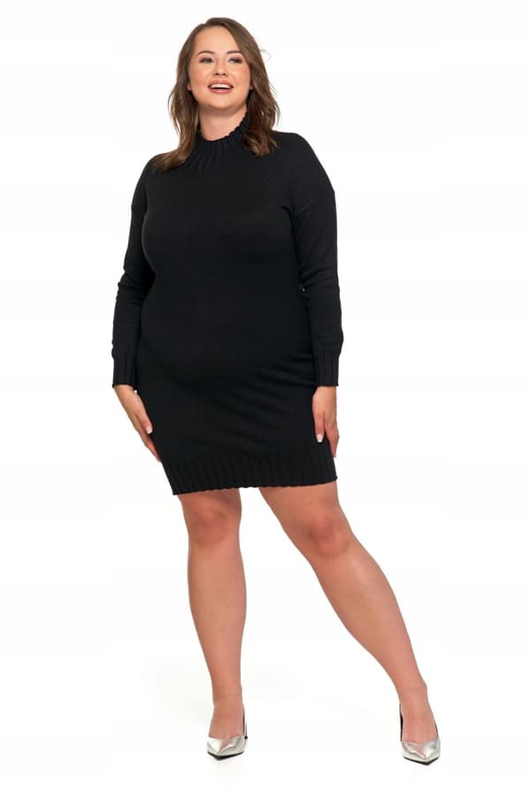 DAME SWEATERKJOLE med rullekrave Varm Elegant Blød MORAJ S