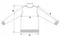 Miniatyrbillede 11 af 11: Herretrøje med opretstående krave, knaplukning, elegant varm sweater MORAJ S